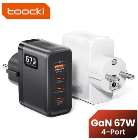 TOOCKI GaN PPS PD3 67W 접지 4포트 멀티충전기