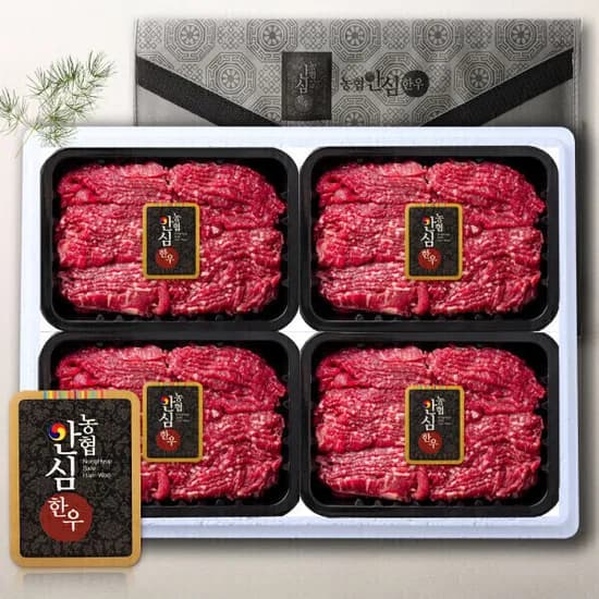 1등급 한우 불고기 + 국거리 1.2kg 선물세트
