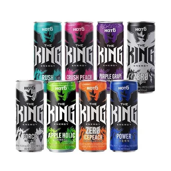 핫식스 더킹 8종 355ml 24캔 (캔당 약 740.8원)