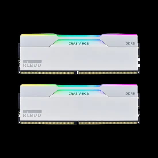 클레브 DDR5-6000 CL30 CRAS V RGB 화이트 AMD 패키지 32GB(16Gx2)
