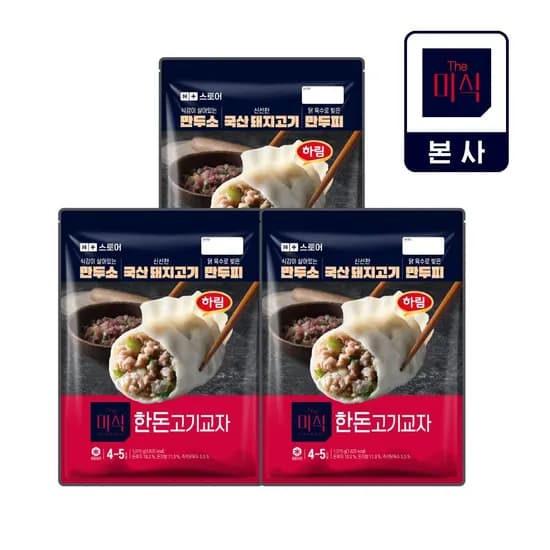 더미식 한돈고기교자 1,015g X 3개 (24,900원/무료)