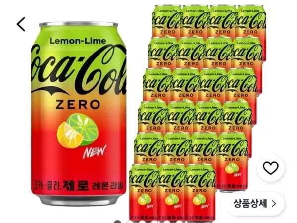 코카콜라 제로 레몬라임 350ml 24개 (20,060원/무료)