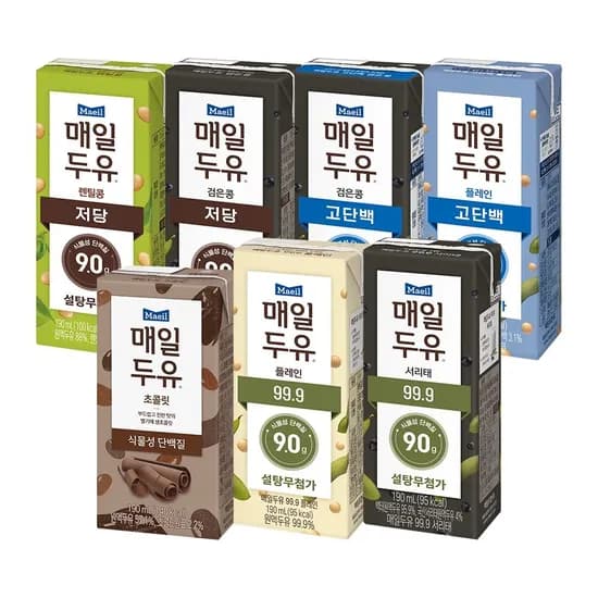매일두유 고단백 190ml 48개 외 골라담기 (25,930원/무료)