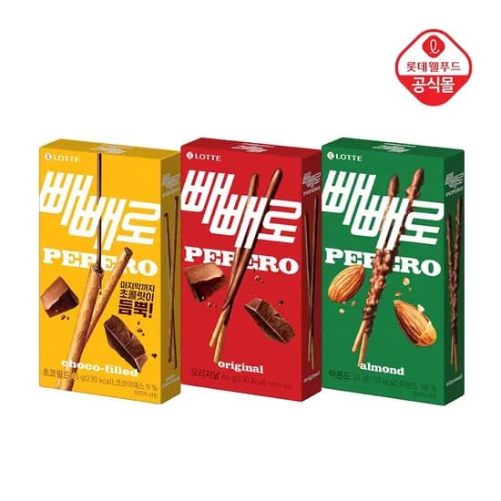 롯데 빼빼로 30개 (28,490원/무료)