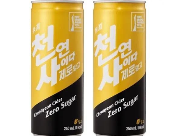 천연사이다 제로 망고 250ml X 30캔 (13,900원/무료)