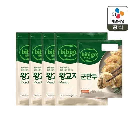 비비고왕교자1.05kg x4개+군만두 315g x1개 / 34320원