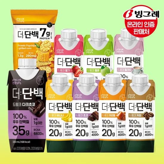 빙그레 더단백 고함량 프로틴드링크 27팩 빙그레 더단백 고함량 프로틴드링크 27팩