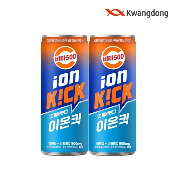 비타500 이온킥제로 이온음료 240ml 24캔