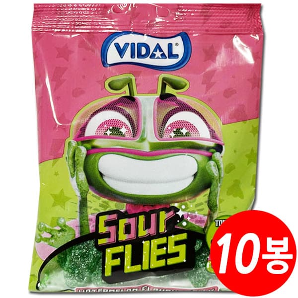비달 사우어 플라이 워터멜론향 젤리 80gx10봉 (6,900원/무료)