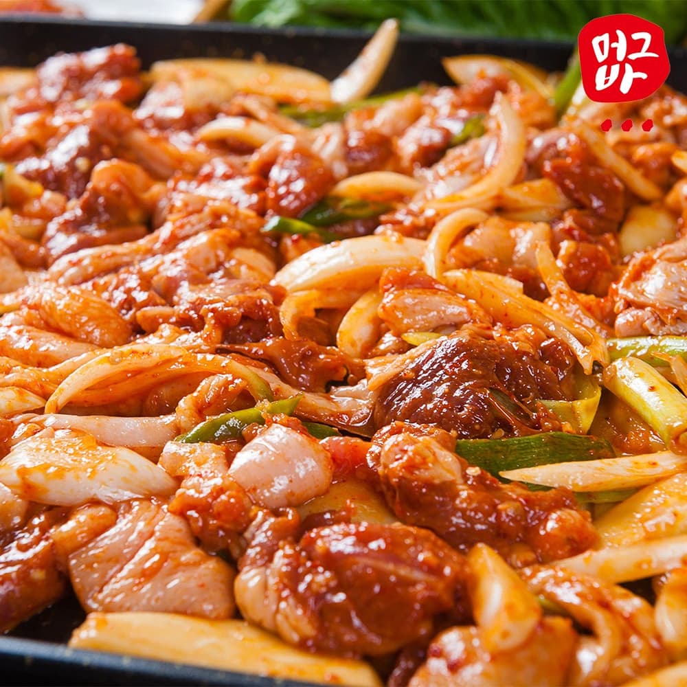매콤 양념 국내산 오리주물럭 500g (3개 이상 구매가능) (업체별도 무료배송)