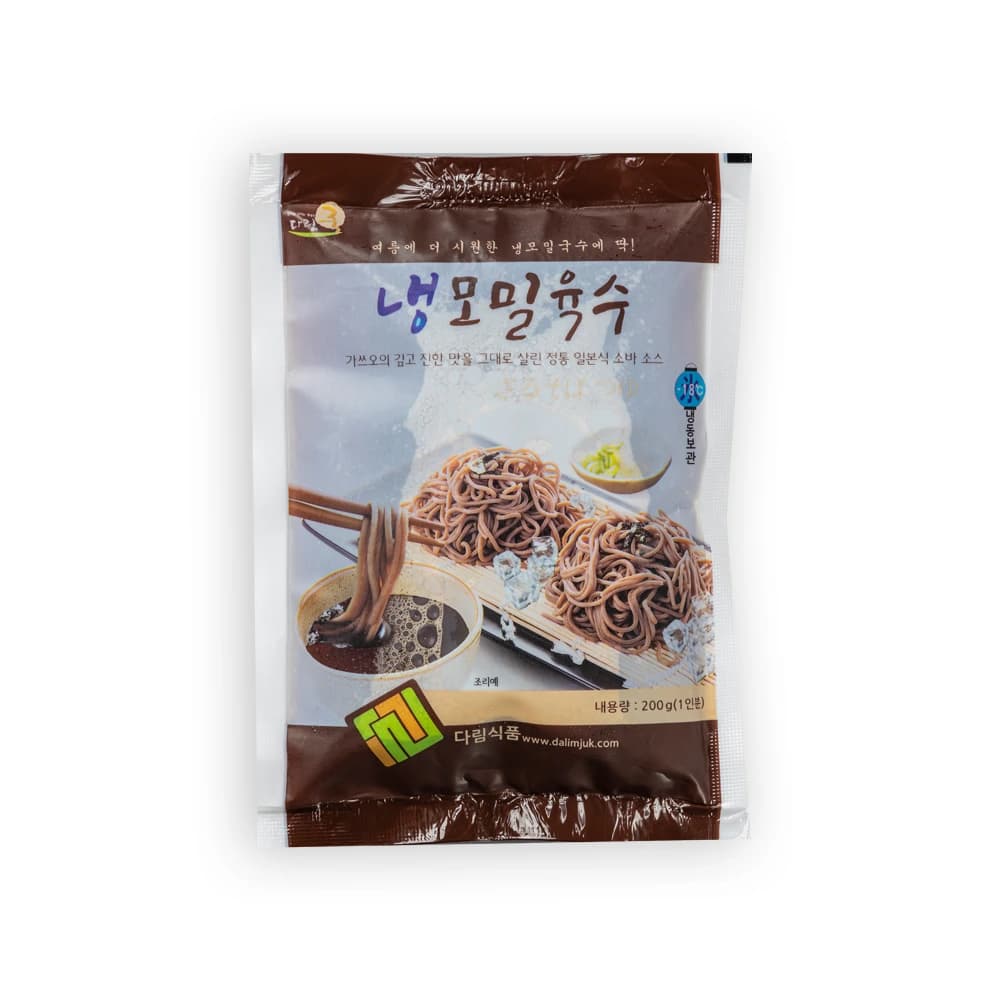 다림식품 정통 일본식 모밀육수 200g 10인분(10팩), 20인분(20팩) (업체별도 무료배송)
