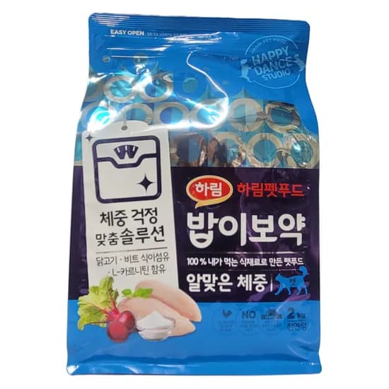 하림펫푸드 밥이보약 CAT 알맞은 체중, 2kg, 1개