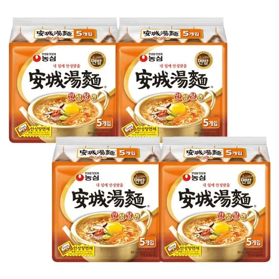 농심 안성탕면, 125g, 20개
