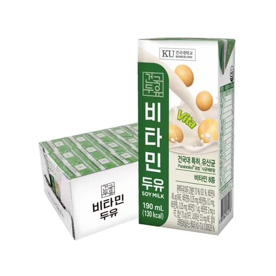 건국유업 비타민두유 190ml 24개