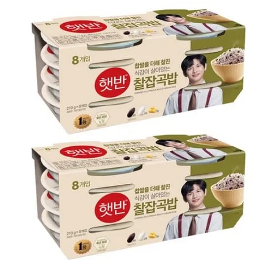햇반 찰잡곡밥 210g 24개