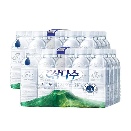 제주 삼다수, 라벨 랜덤, 330ml, 40개