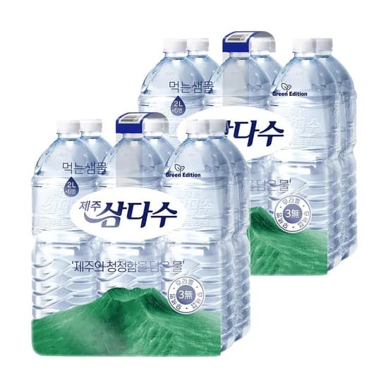 제주 삼다수, 라벨 랜덤, 2L, 12병