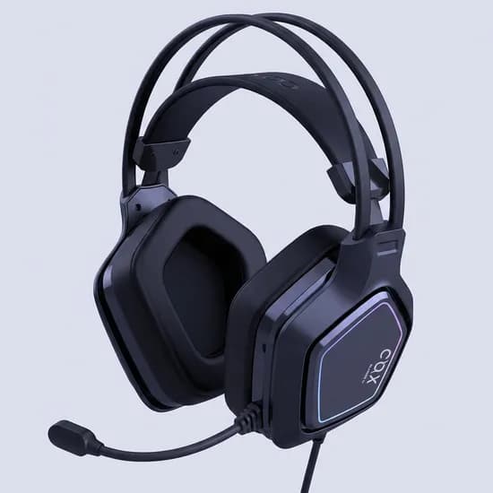 콕스 COX SCARLET 가상 7.1채널 RGB 헤드셋 블랙