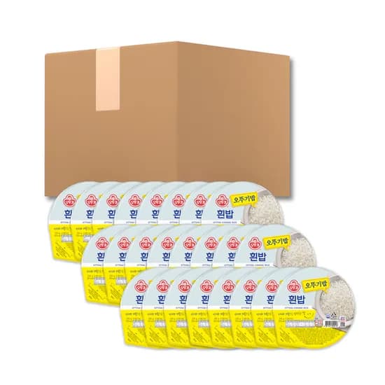 오뚜기 흰밥, 210g, 24개