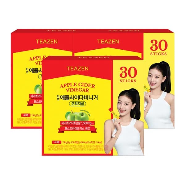 티젠 애플사이다비니거 5g 30개입 3박스