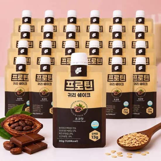 논앤밭위드 프로틴 귀리쉐이크 초코맛 30g 20개 논앤밭위드 프로틴 귀리쉐이크 초코맛 30g 20개