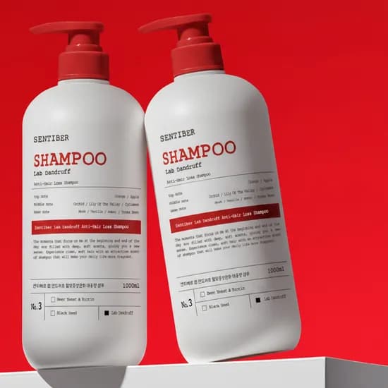센티베르 탈모증상완화 비듬샴푸 약산성 두피 쿨링 정수리냄새 1000ml 1+1 구성 총 2개