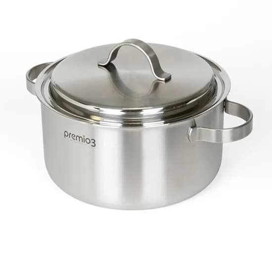 키친아트 프리미오 스텐 304 통3중 냄비, 양수, 24cm, 1개