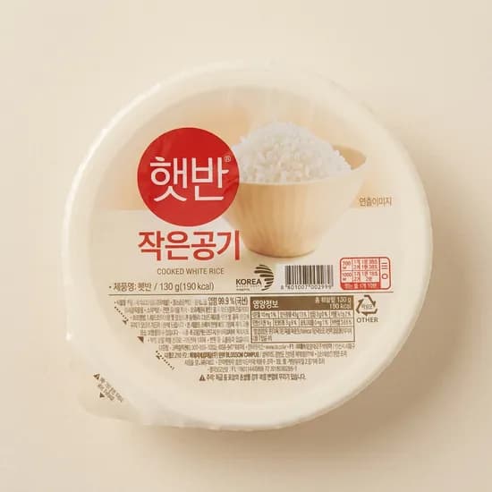 CJ제일제당 햇반 작은공기 백미밥 130g 36개