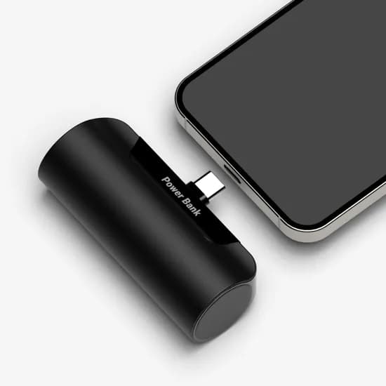 프리미엄 도킹형 보조배터리 5000mAh 블랙 C타입 1개