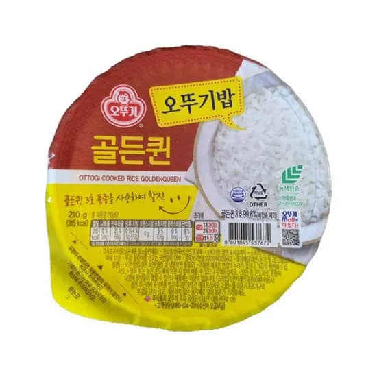 오뚜기밥 골든퀸, 210g, 12개