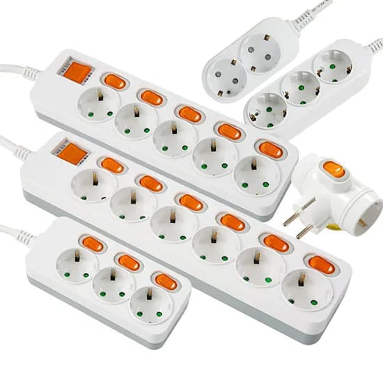 국산 안전 멀티탭 3구 4구 접지 개별 절전 콘센트 외 1종