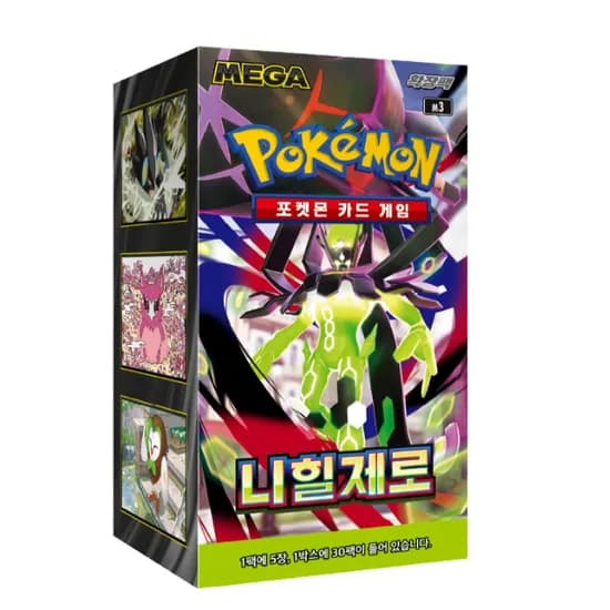 포켓몬카드 박스 니힐제로, 연두색, 30팩, 1박스