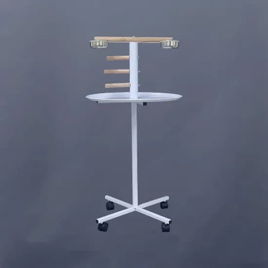 앵무새 놀이터 횃대, 화이트, 1개