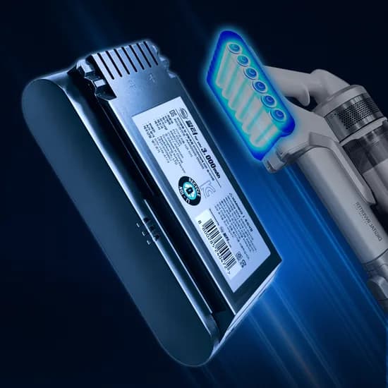 필터포유 삼성 제트 무선청소기 교체용 배터리 기본 3000mAh 그레이 1개