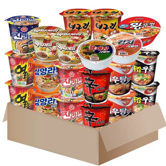 농심 컵라면 세트, 20개