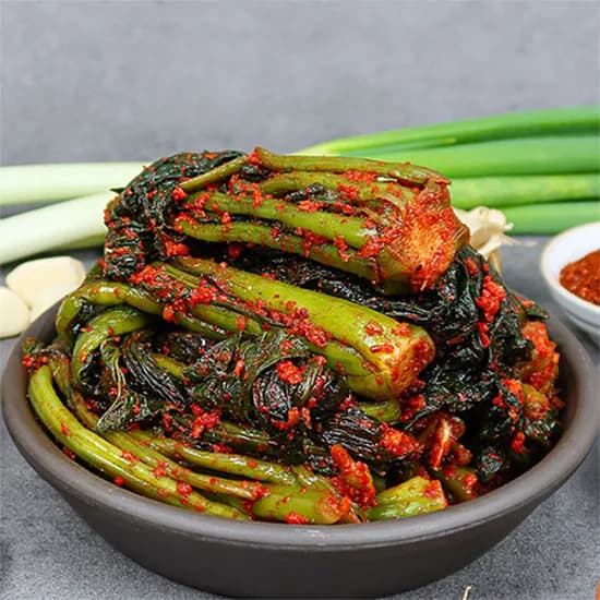 국내산 100프로 전라도식 갓김치, 3kg