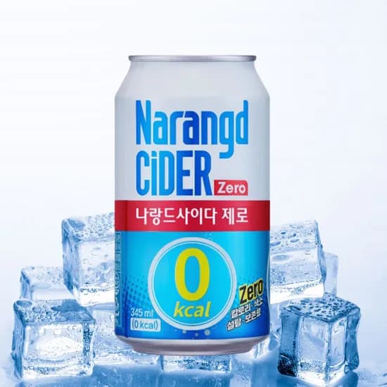 동아오츠카 나랑드사이다 제로, 오리지널, 345ml, 24개