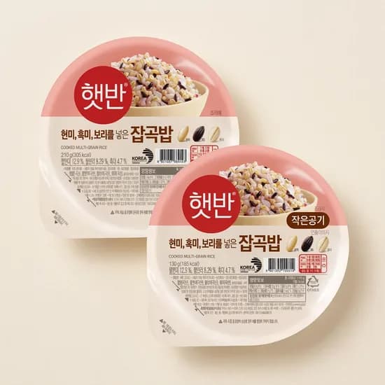 CJ제일제당 햇반 잡곡밥 작은공기 130g 24개