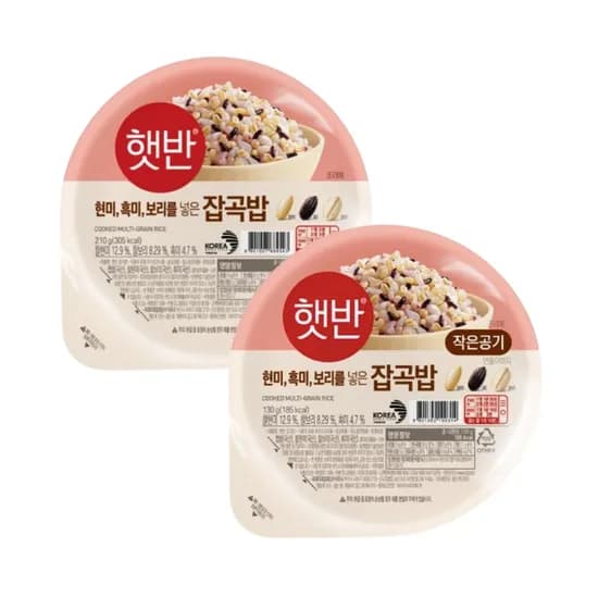 CJ제일제당 햇반 잡곡밥 작은공기 130g 36개