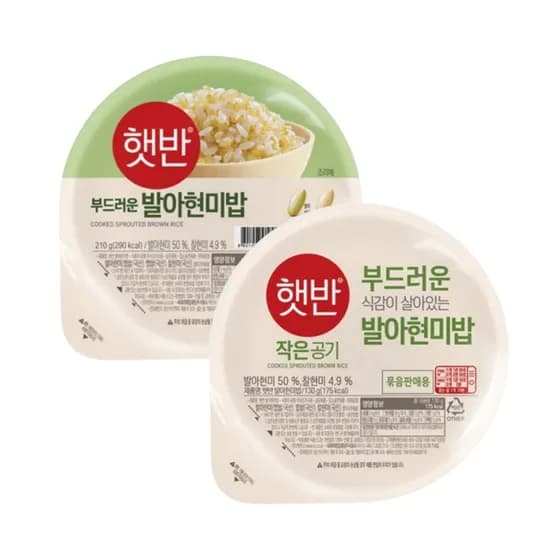 햇반 발아현미밥 130g 24개