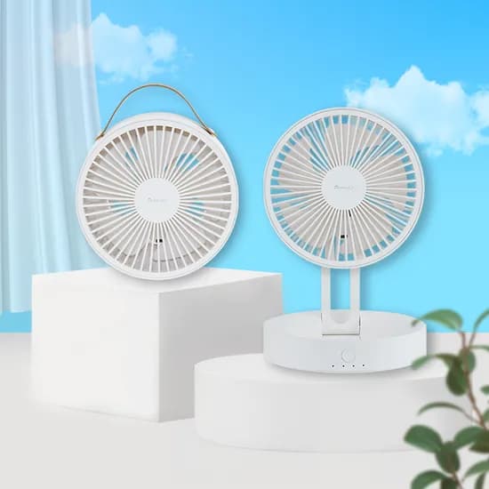 앤루시 BLDC 무선 라운드 접이식 선풍기, ANN-1206A