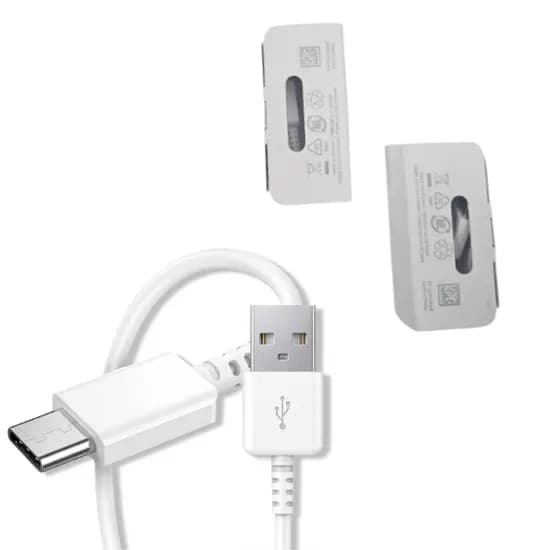 삼성 갤럭시 전용 PD USB C타입 초고속 충전 스마트폰 케이블 화이트 1.2m 2개