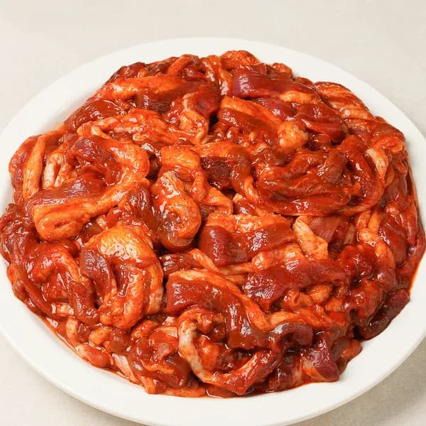 땡큐파머스 무항생제 양념 오리주물럭 1kg 1팩