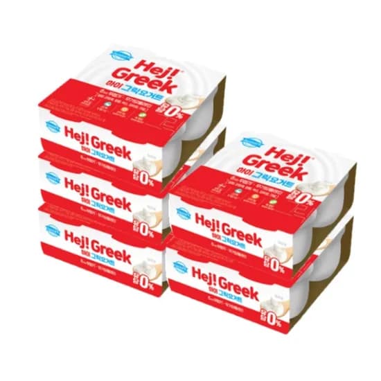 덴마크 하이 그릭요거트, 80g, 20개