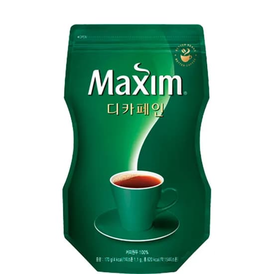 맥심 리필용 커피 디카페인 170g 1개