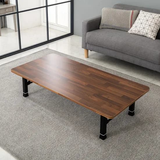 이반가구 쌍다리 4단 테이블 멀바우 블랙 1200x600mm 1개