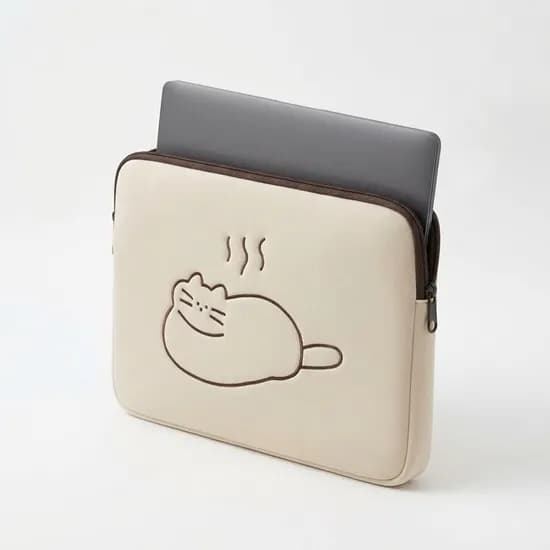 스우 통통냥이 노트북 아이패드 파우치, 13인치, 1개