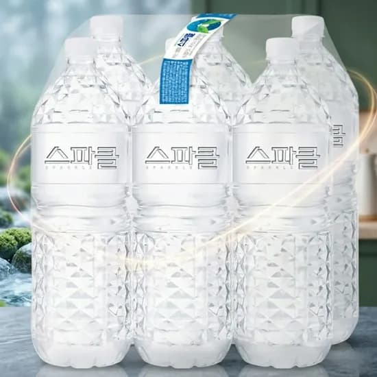 스파클 생수, 무라벨, 2L, 24개
