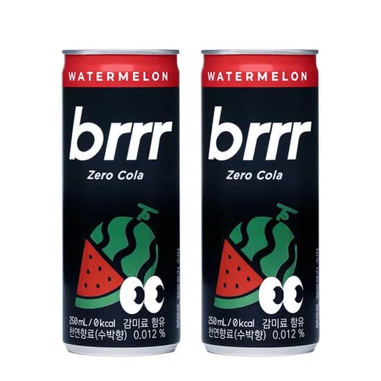 일화 부르르 제로콜라 수박, 제로, 수박맛, 250ml, 30캔
