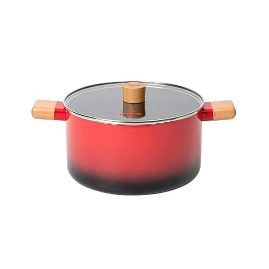 이태리로시 IH 투톤레드 냄비세트 투톤레드 양수냄비 20cm 1개
